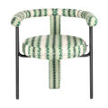 Nyt design importeret stofbalance enkelt stol